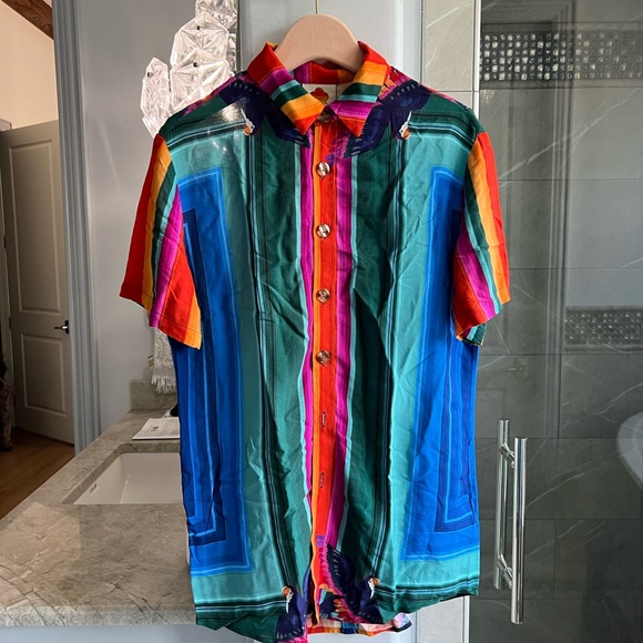 Farm Rio Rainbow Macaw Shirt